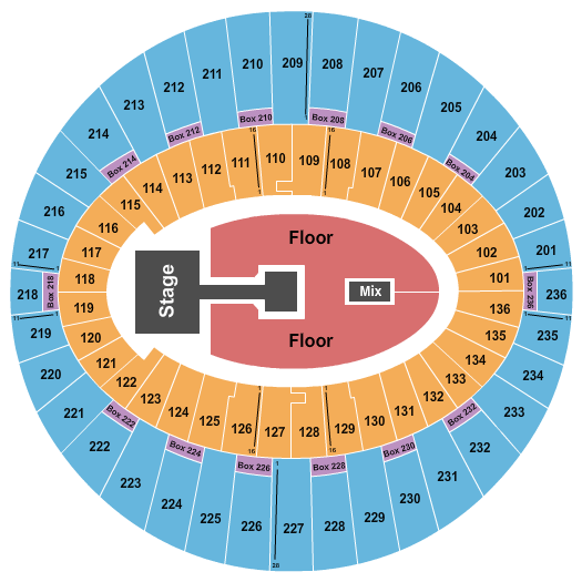 The Kia Forum Dua Lipa Seating Chart